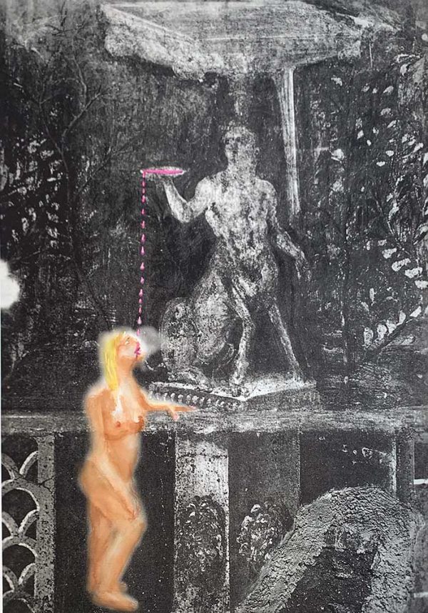 Drink (from Pompeji dialog) är ett verk av Petri Hytönen gjort år 2018. Tekniken är pigmentprint med akvarell och finns i en unik upplaga om 1 exemplar. Verket mäter 70 x 50 cm.