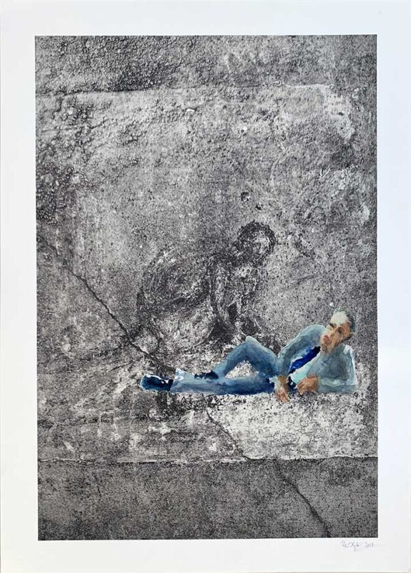 Mecenate (from Pompeji dialog) är ett verk av Petri Hytönen gjort år 2018. Tekniken är pigmentprint med akvarell och finns i en unik upplaga om 1 exemplar. Verket mäter 70 x 50 cm.