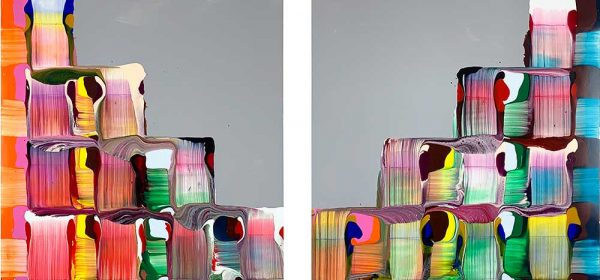 ”Ventolin” är en diptyk av Stefan Johansson gjort år 2020. Tekniken är Akryl på papper och finns i en upplaga på 1 exemplar. Verket mäter 59 x 48 cm (2 st), och själva bildytan mäter 46 x 46 cm / st.