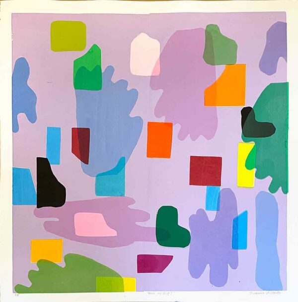 ”Rum av färg I” är ett verk av Christina Västerbo gjort år 2021. Tekniken är Screentryck på papper och finns i en upplaga på 5 exemplar. Verket mäter 69 x 70 cm, och själva bildytan är 65 x 65 cm.