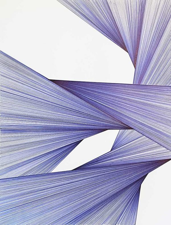 ”Blue Lines VII” är ett verk av Anders Granberg gjort år 2021. Tekniken är Bläck på papper och finns i en upplaga på 1 exemplar. Verket mäter 70 x 50 cm, bildytan är 50 x 40 cm.