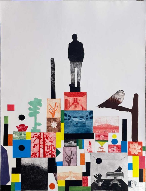 ”Lost horizon” är ett verk av Kristina Thun gjort år 2022. Tekniken är Etsning, torrnål, fotopolymer och mezzotint och finns i en upplaga på 13 exemplar. Verket mäter 79 x 60 cm.
