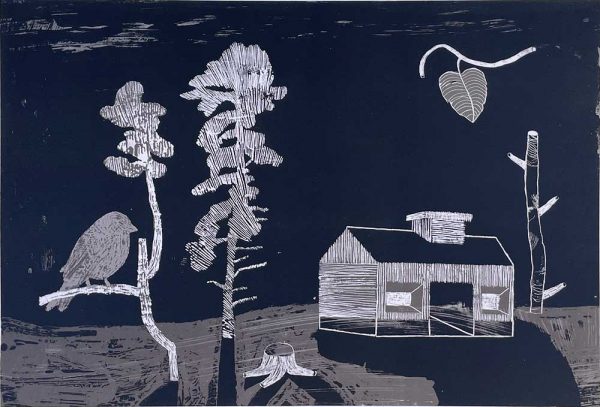 ”Nattvakten” är ett verk av Kristina Thun gjort år 2022. Tekniken är Litografi och finns i en upplaga på 12 exemplar. Verket mäter 46 x 62 cm, själva bildytan är 35,5 x 52 cm.