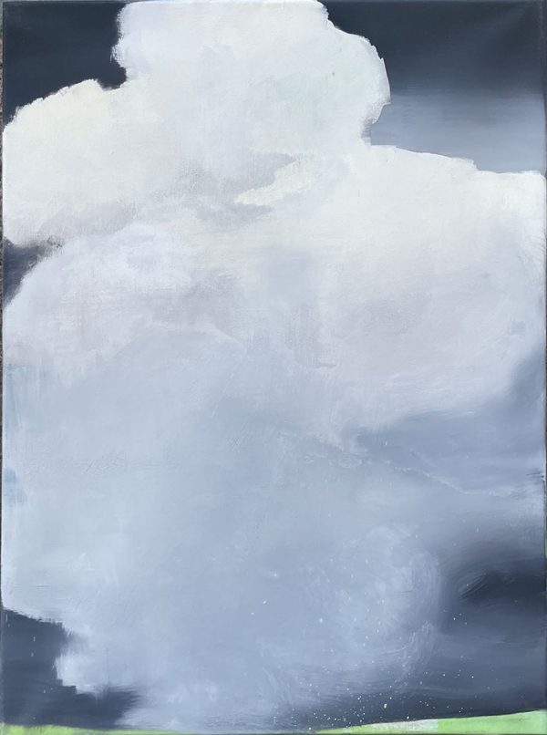 ”Cloud No. 12” är ett unikt verk av Joakim Allgulander gjort år 2020. Tekniken är olja på duk, verket mäter 60 cx 45 cm.