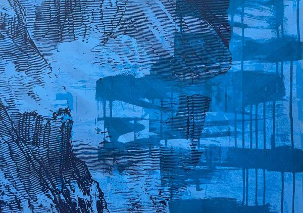 ”Blue Haze, Version 2” är ett verk av Daniel Birgersson gjort år 2022. Tekniken är Screentryck, mixed media på papper och är ett unikt verk. Verket mäter 50 x 70 cm, själva tryckytan är 46,5 x 66,5 cm.