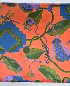 Imaginary garden, peach