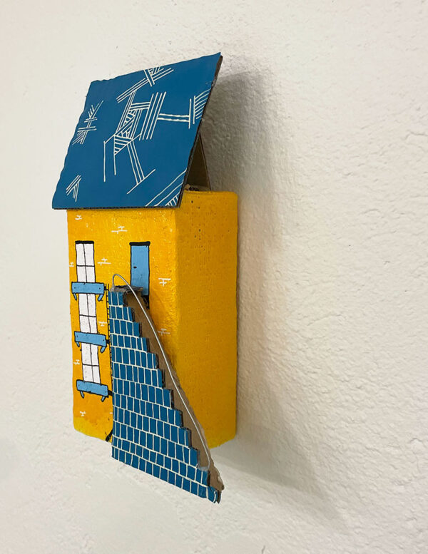 ”Hus Nr. 15” är ett konstverk av Oskar Palmbäck gjort år 2022. Tekniken är Gips, kartong, papper, ståltråd och akryl och är ett unikt verk. Verket mäter 24 x 15 x 8 cm. Verket är signerat på undersidan.