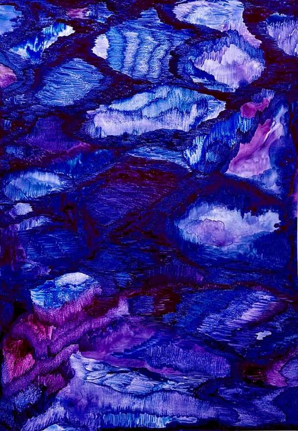 ”Utan titel” är ett verk av Karin Wästlund gjort år 2025. Tekniken är Guache på papper och finns i en upplaga på 1 exemplar. Verket mäter 61 x 46 cm.