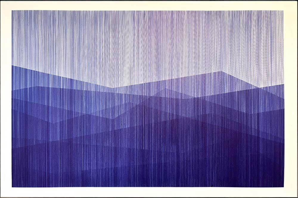"Blue Lines 58” är ett verk av Anders Granberg gjort år 2025. Tekniken är Ballpoint penna på papper i ett unikt original. Verket mäter 60 x 90 cm, och själva ritade ytan mäter 54 x 84 cm. Signerat av konstnären.