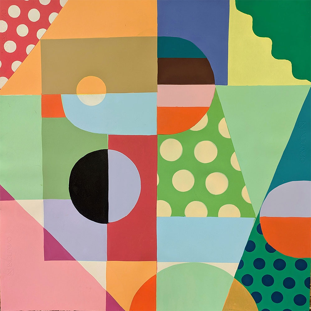 ”Bitar av tid III” är ett verk av Christina Västerbo gjort år 2025. Tekniken är Screentryck på papper och finns i en upplaga på 4 exemplar. Verket mäter 69 x 70 cm.