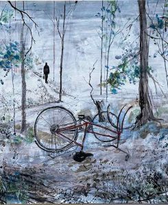 Cykeln i skogen